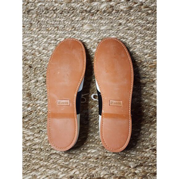 Kesco Classic White Black Lace-up Saddle Oxford Uniform Shoes Size 11.5 New! - Picture 10 of 11